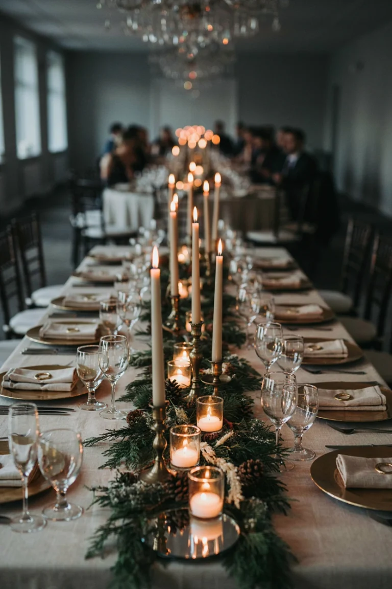 19 Cozy Winter Wedding Reception Ideas for a Magical and Romantic Celebration