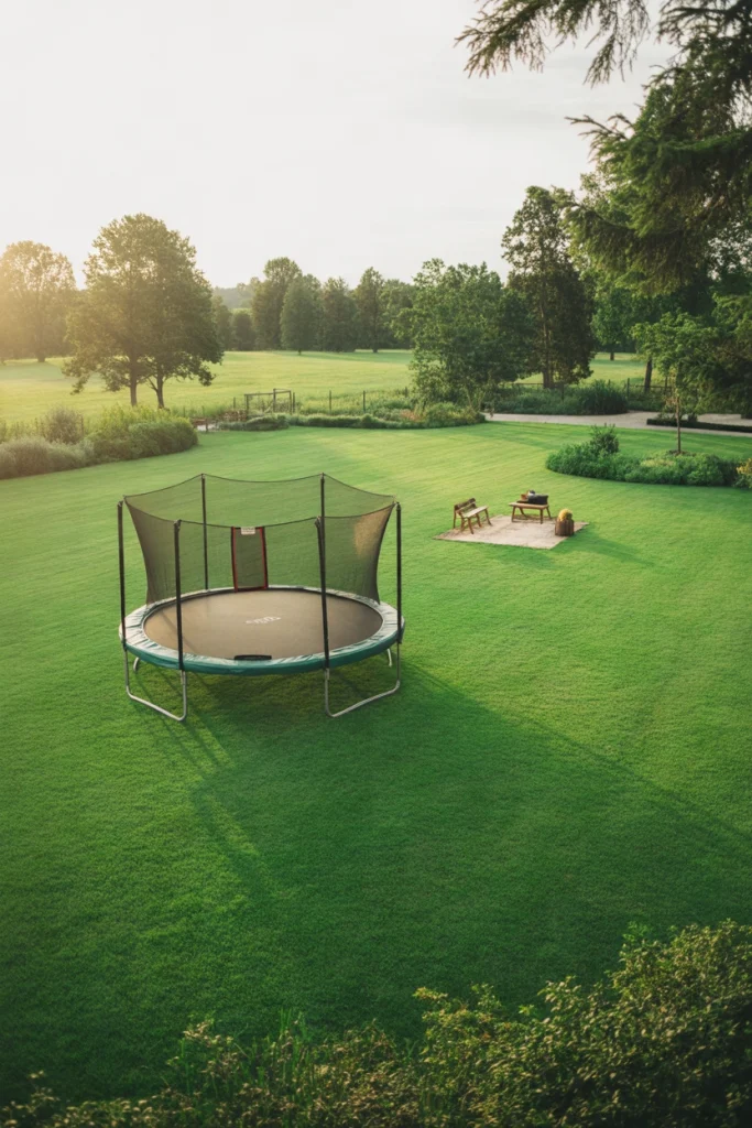 I Place a Trampoline for Safer
