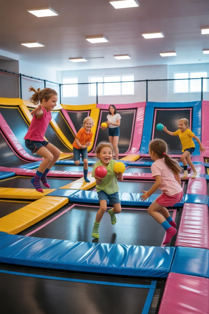 Trampoline Dodge Zone