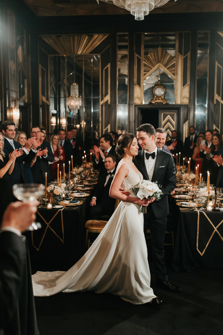 17 New Year’s Eve Wedding Reception Ideas for a Glamorous Midnight Celebration