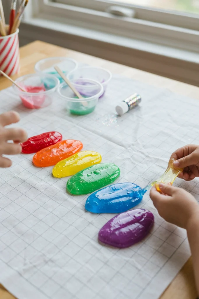 DIY Rainbow Slime