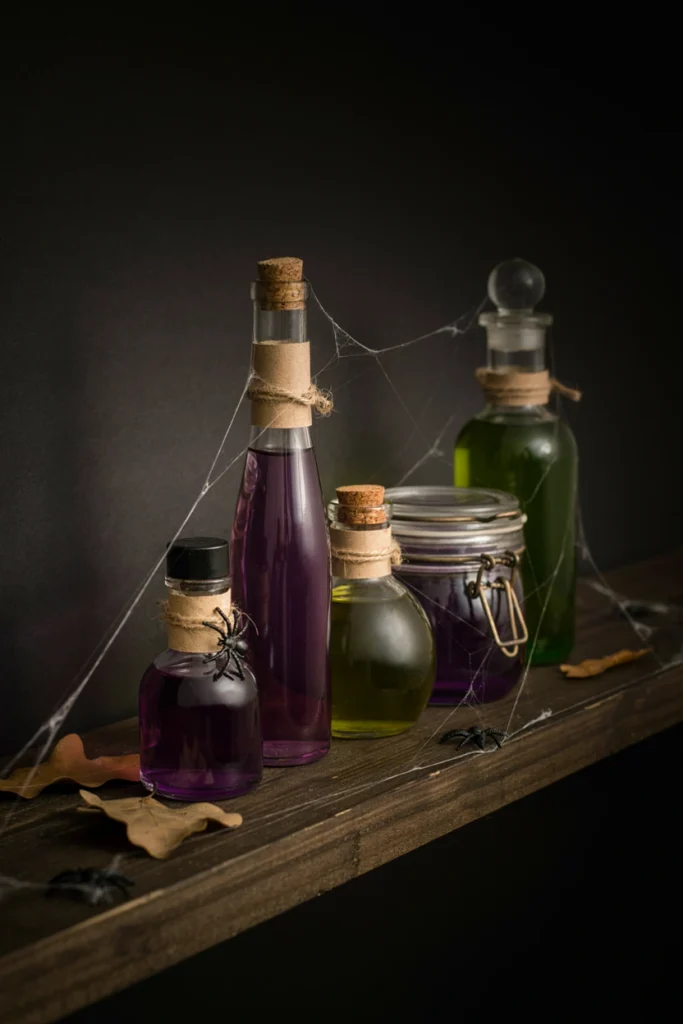 DIY Spooky Potion Bottles