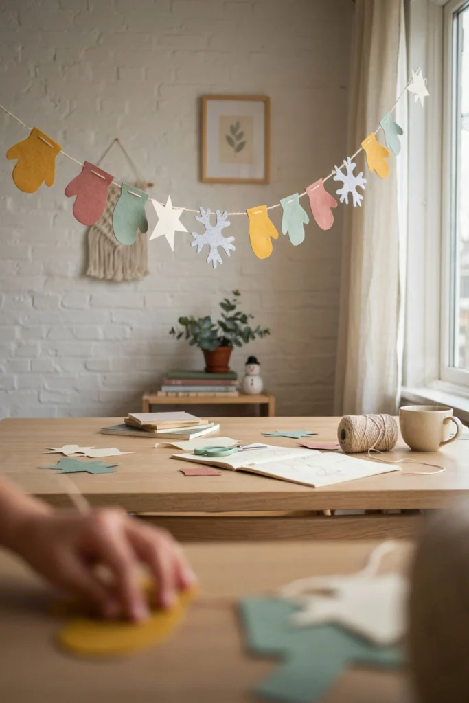 DIY Winter Garland