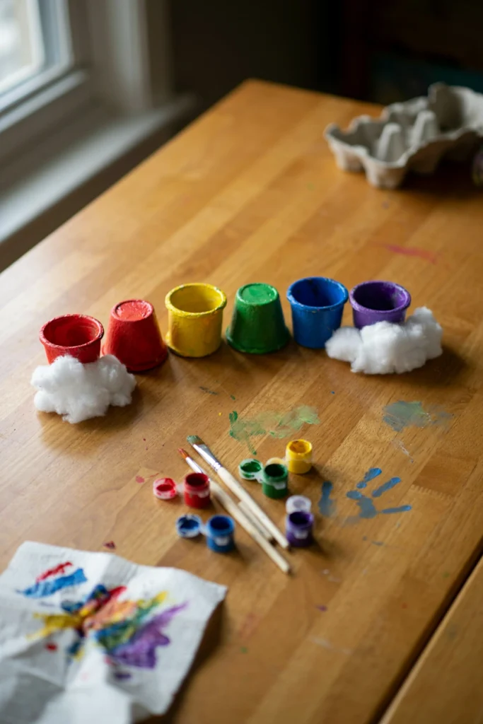 Egg Carton Rainbow