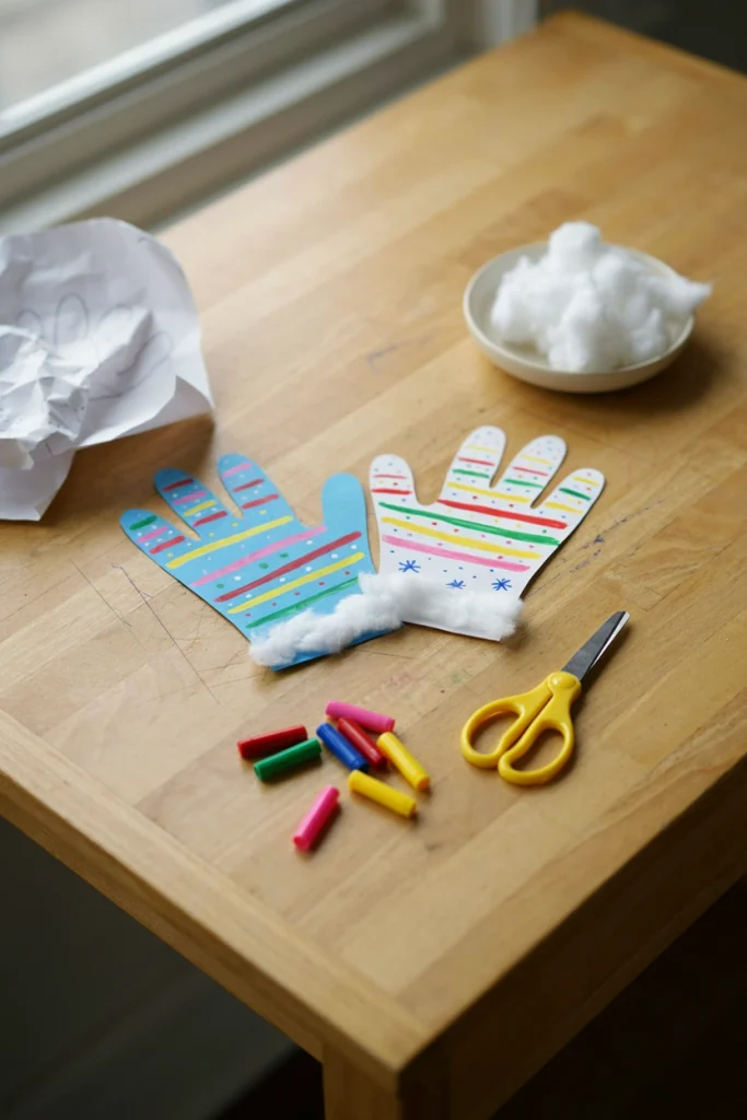 Handprint Mittens