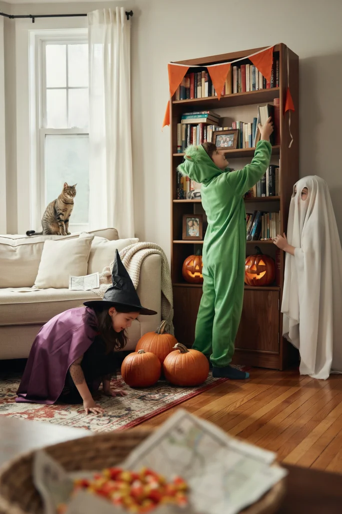Indoor Halloween Scavenger Hunts