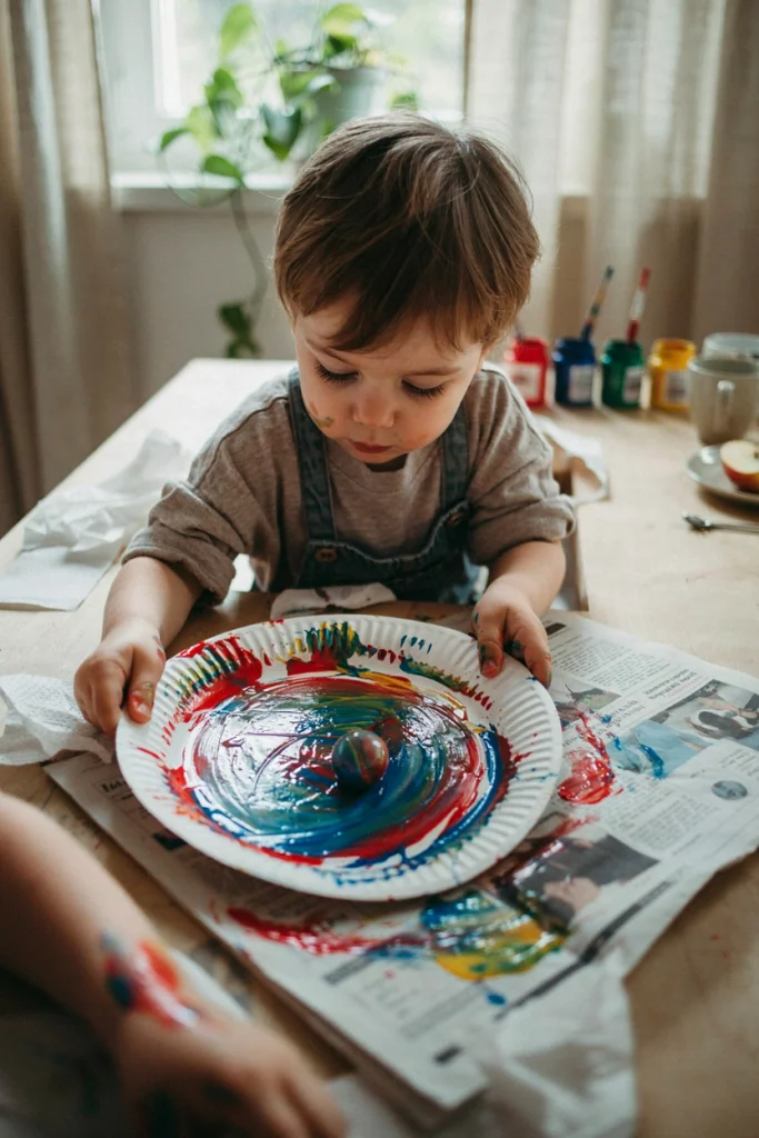 Marble Rolling Art