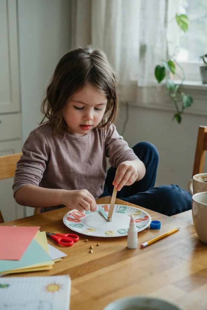 Paper Plate Clock