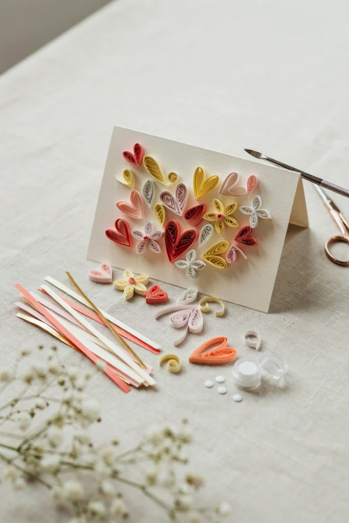 Quilled Paper Card