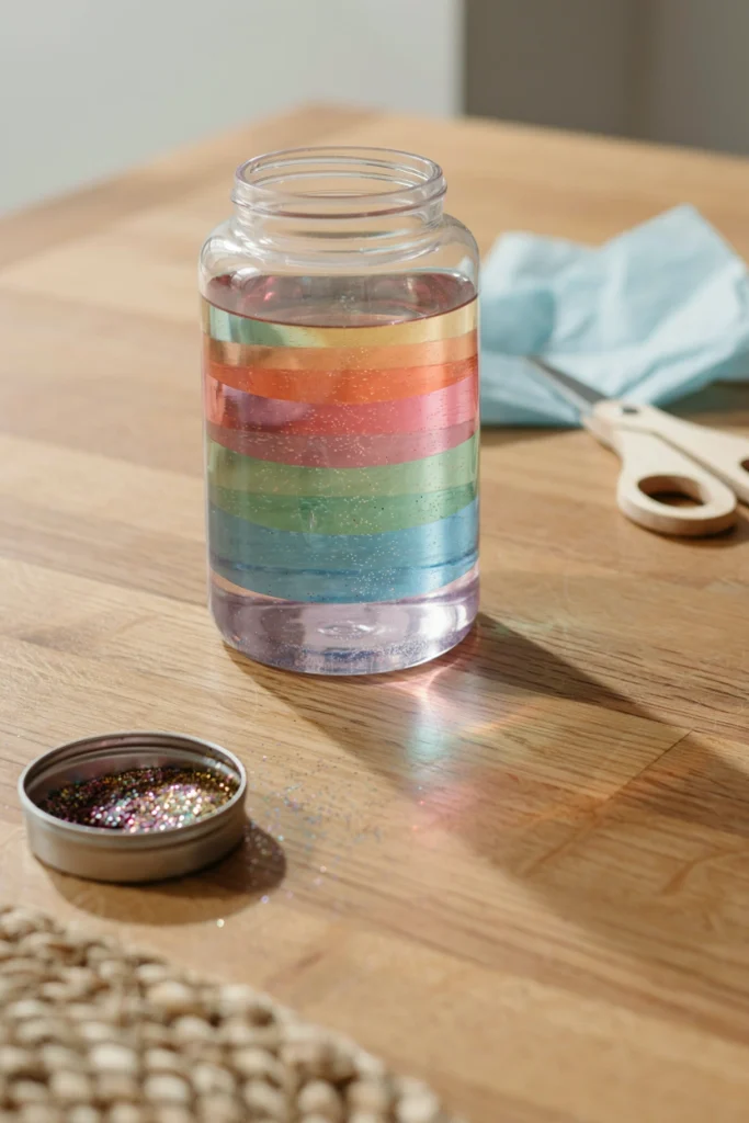 Rainbow Sensory Bottles