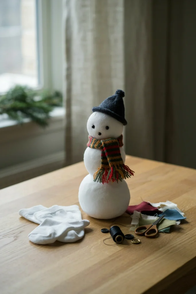 Sock Snowmen