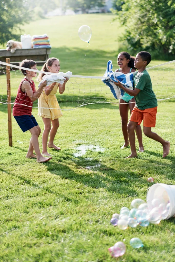 Water Balloon Volleyball