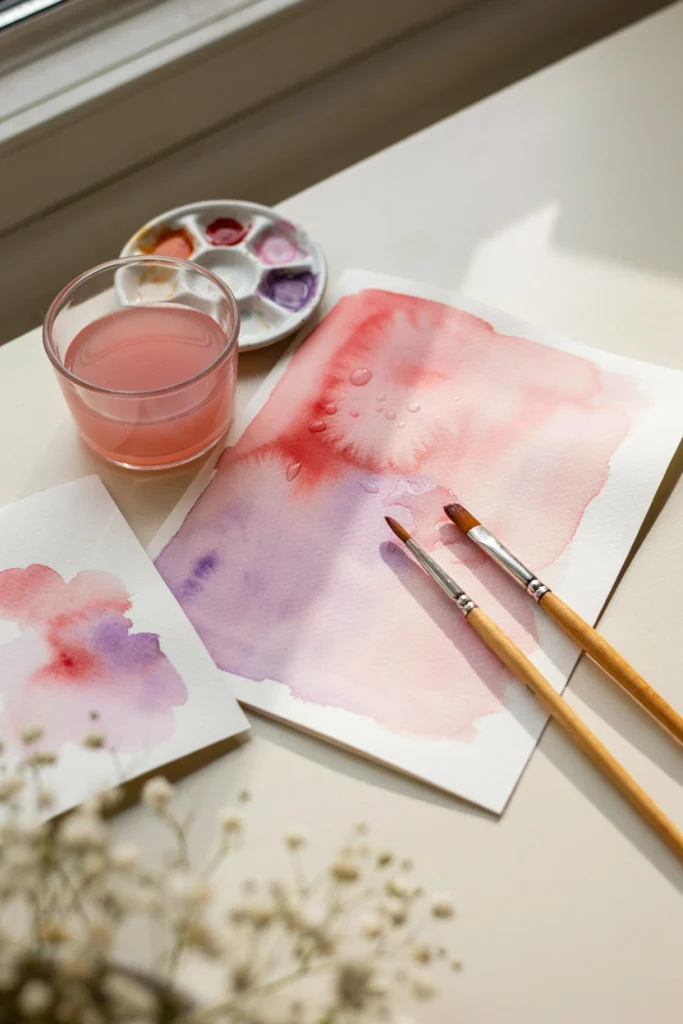 Watercolor Wash Card