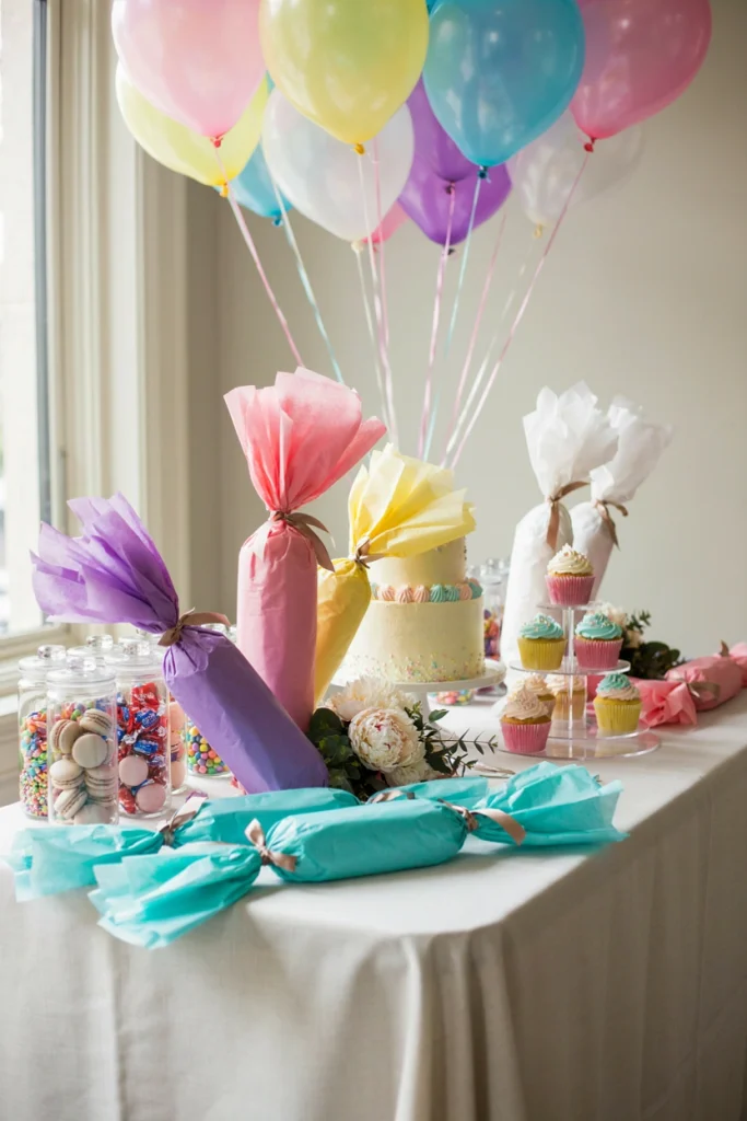 Giant Wrapped Candy Decorations