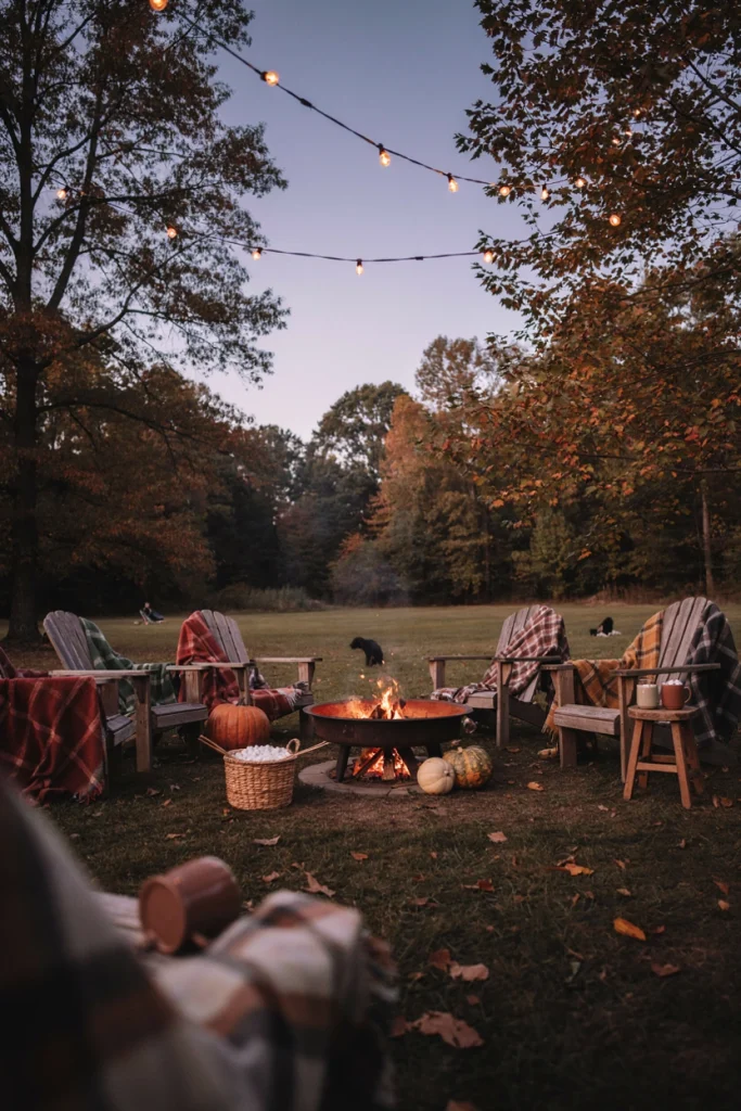 Host a Cozy Fall Bonfire Party