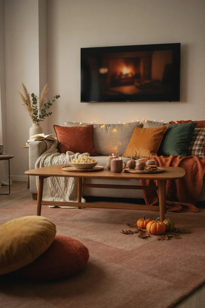 Set Up a Cozy Fall Movie Night