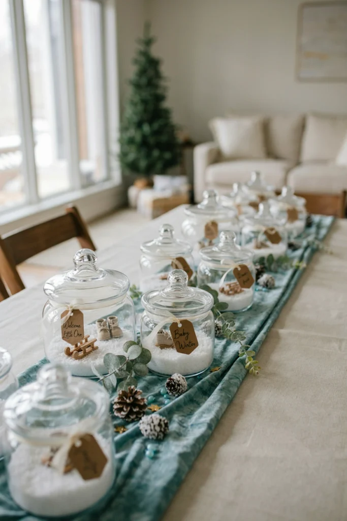 Snow Globe Favor Station