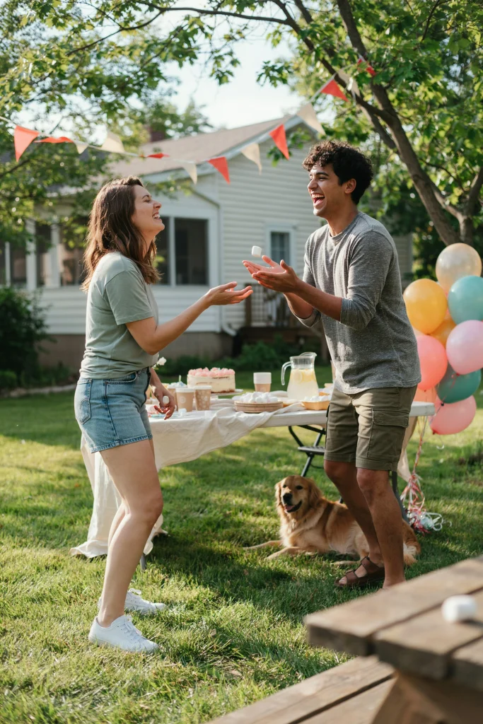 Marshmallow Toss