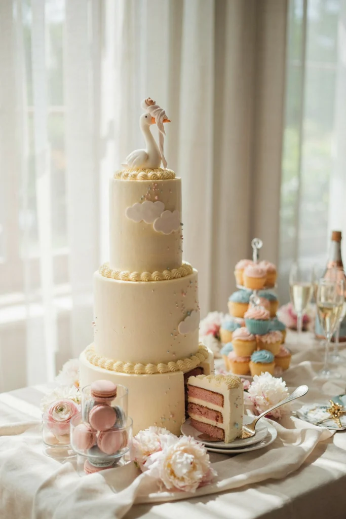 Stork Delivery Cake