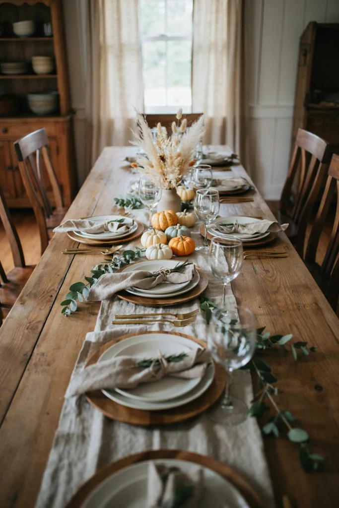Beautiful Harvest Tablescape