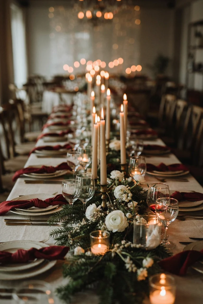 19 Christmas Wedding Reception Ideas for a Romantic and Festive Celebration